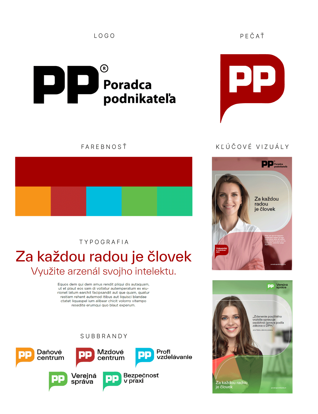 Poradca podnikateľa - vizuálna identita